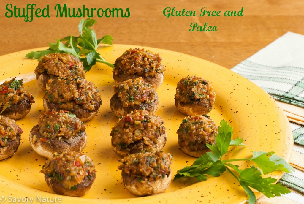 Stuffed Mushrooms - Gluten Free and Paleo