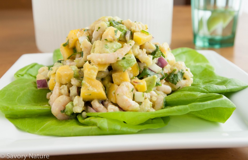 Mango Avocado Shrimp Salad