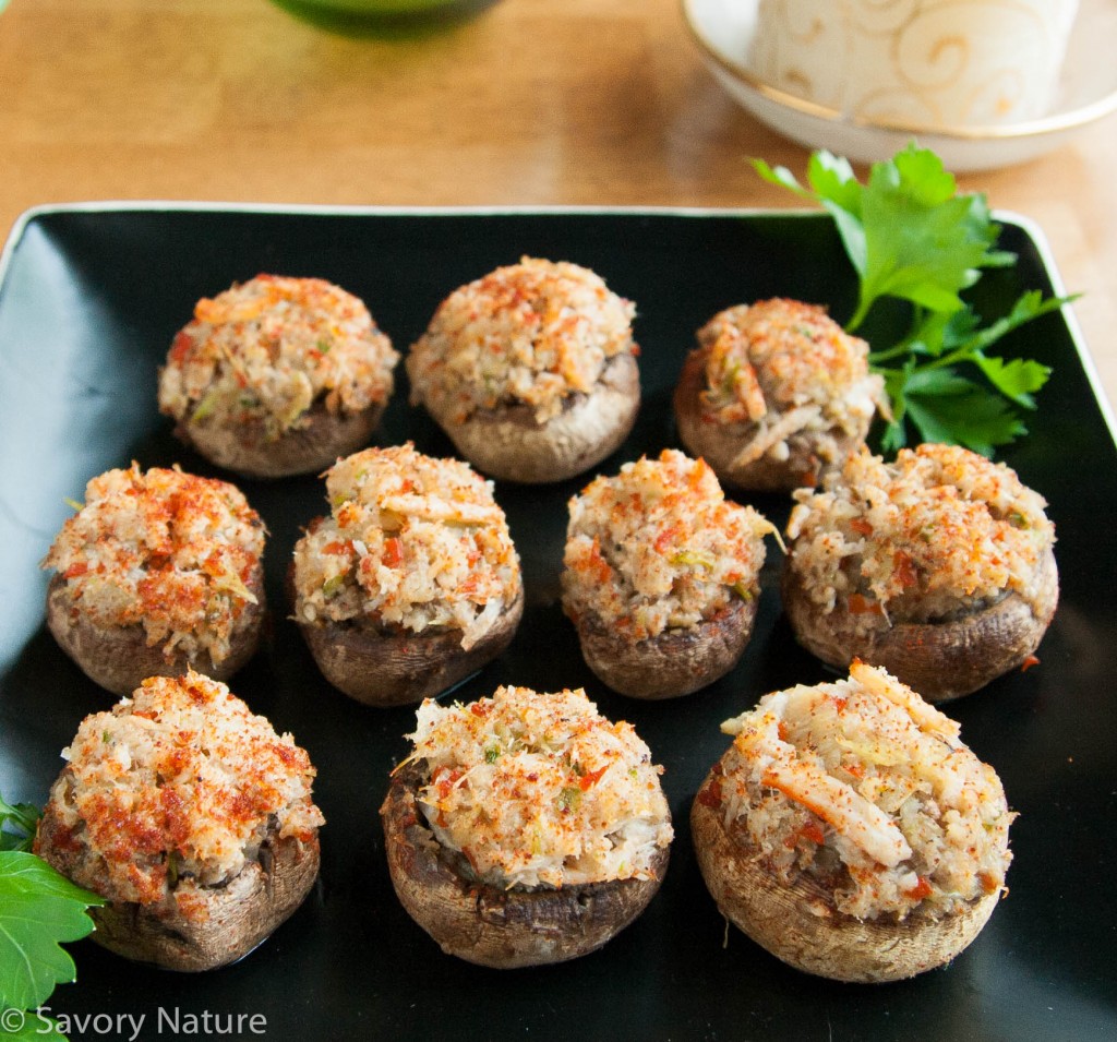 Crab-Stuffed Mushrooms