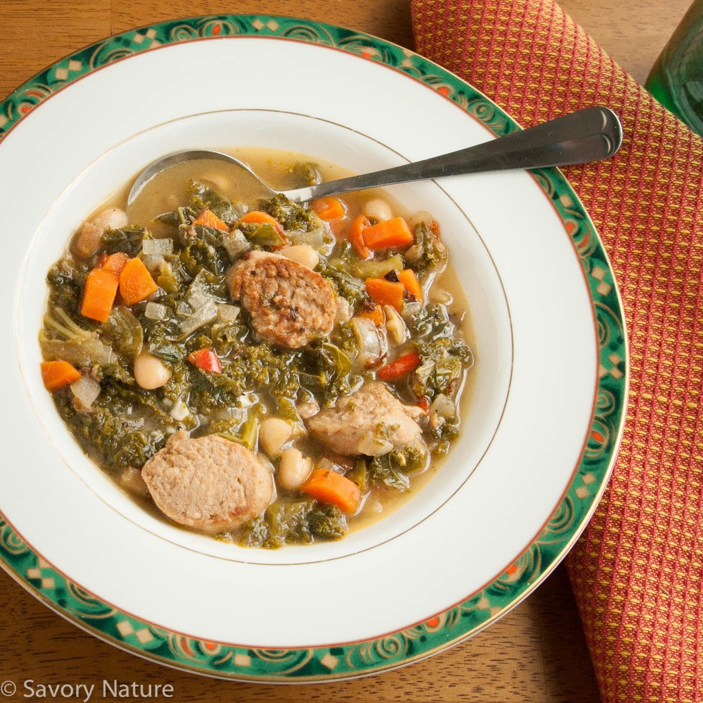 Sausage Bean and Kale Soup